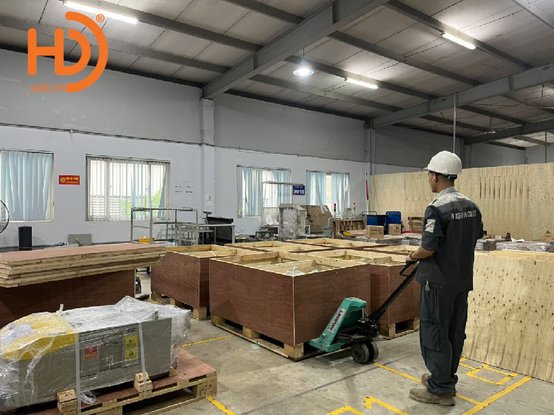Đóng thùng gỗ xuất khẩu nước ngoài với HD ASEAN