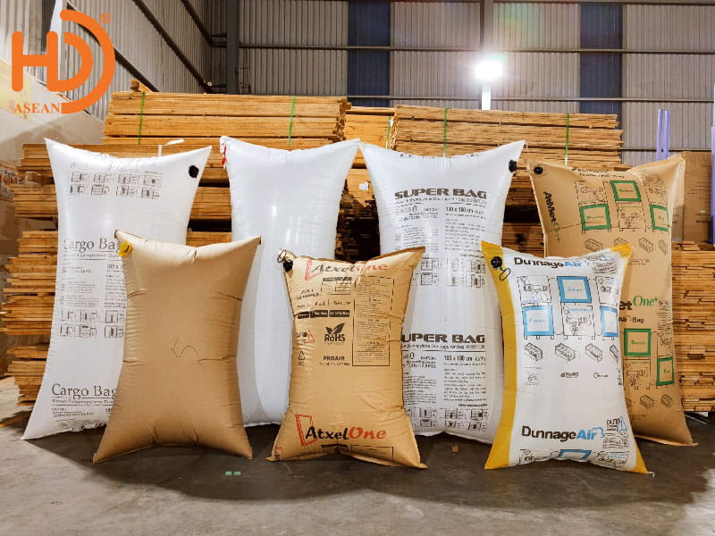 Dụng cụ và vật liệu chằng buộc hàng hóa (Lashing) an toàn Túi khí chèn hàng Dunnage Air Bag