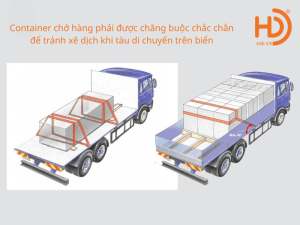 Chằng buộc hàng hoá đúng cách giúp an toàn hơn khi vận chuyển
