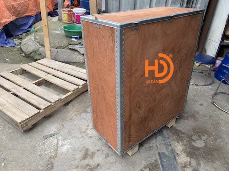 Đóng gói máy móc sử dụng thùng gỗ