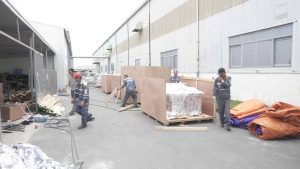 Đóng thùng gỗ máy móc tại kcn Cát Lái