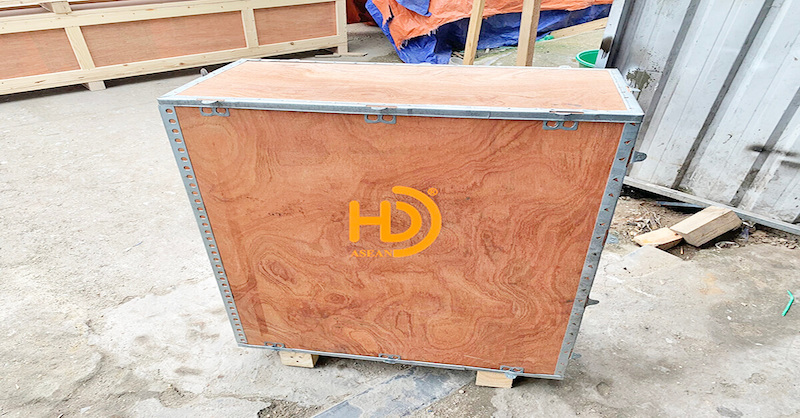 Đóng gói hàng hoá sử dụng thùng gỗ lắp ghép
